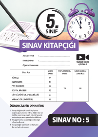 5.Sınıf Başarı Ölçme Seti Deneme 5