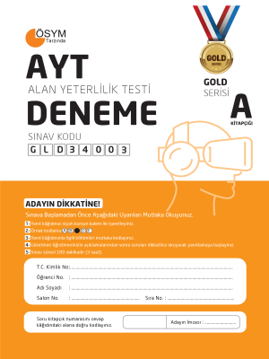 AYT GOLD DENEME - 3