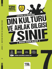 7.SINIF DİN KÜLTÜRÜ VE AHLAK BİLGİSİ 2020-2021