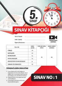 5.Sınıf Başarı Ölçme Seti Deneme 1