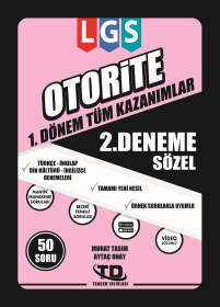 OTORİTE SÖZEL DENEME - 2