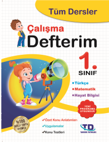 1.Sınıf Tüm Dersler Çalışma Defterim