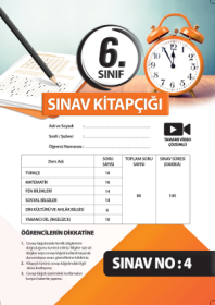 6.Sınıf Başarı Ölçme Seti Deneme 4