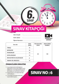 6.Sınıf Başarı Ölçme Seti Deneme 6
