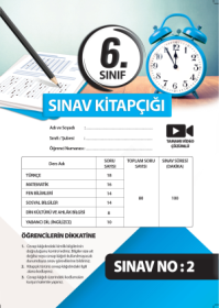 6.Sınıf Başarı Ölçme Seti Deneme 2