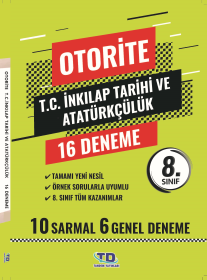 2023 - 8.SINIF OTORİTE İNKILAP TARİHİ DENEME